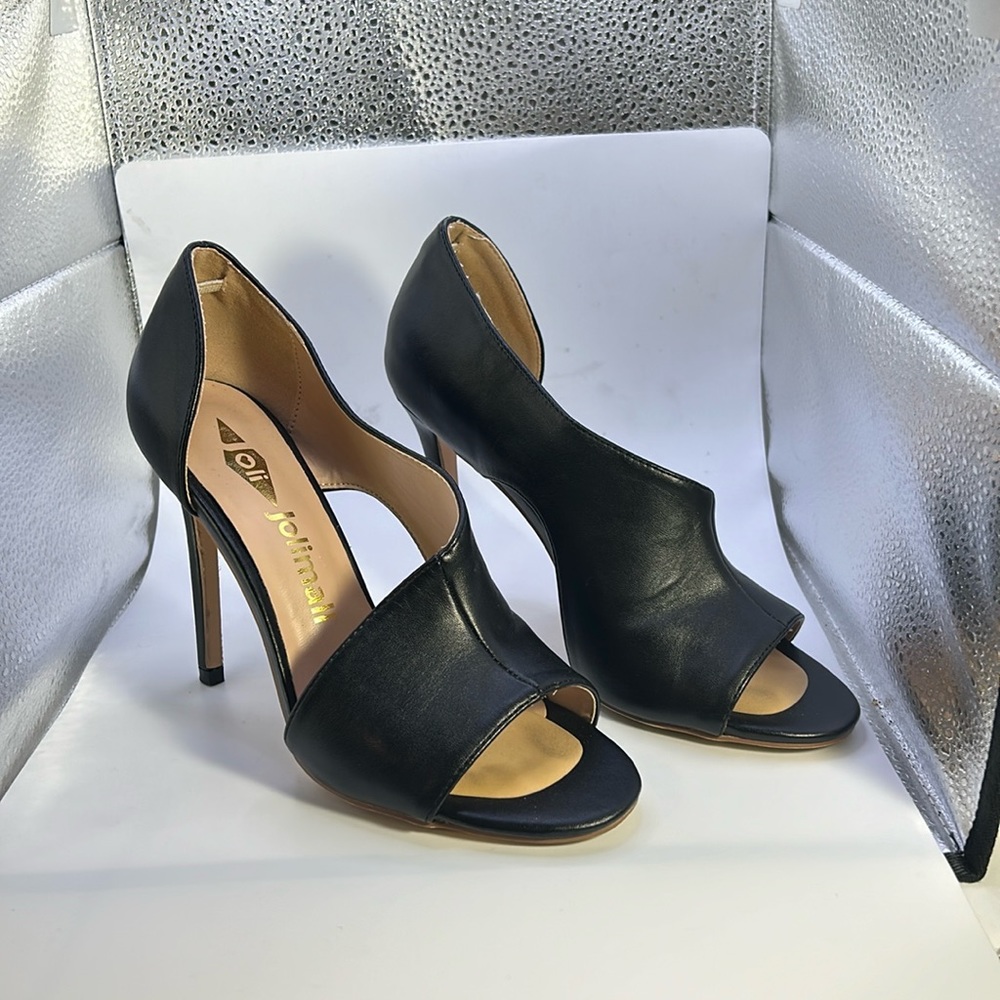 Joli Jolimall women’s stilettos open toe 4” heels excellent condition size 7